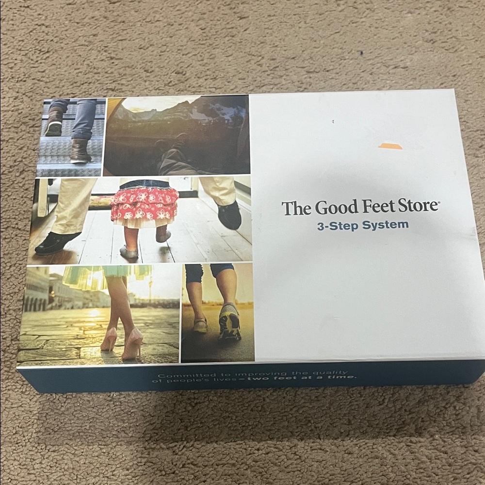 Good feet store. 3 step system. Strengthener and relaxer only. See pics